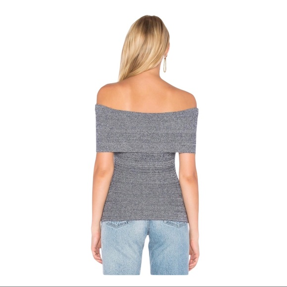 Ganni Vermont Off the Shoulder Top NWT - Picture 11 of 12